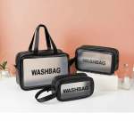 Naiste mood L&auml;bipaistev matt veekindel kosmeetikakott meigi jaoks Suure mahutavusega k&auml;ekott Reisi-tualett-tarvete meigikotid Pestav Necessaire kosmeetikakarp small 22-13-7cm roosa