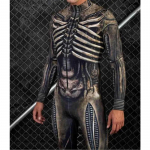 Mehed T&auml;iskasvanutele Steampunk Bodysuits The Future Robot CyberPunk Jumpsuit Halloweeni p&uuml;hadepeo Cosplay kost&uuml;&uuml;m Alien Rompers Zentai L