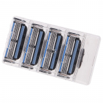 4 tk meeste habemenuga terad Gillette Fusioni kolmekihiliste t&auml;idiste jaoks, pardli vahetus