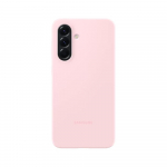 Originaal Samsungi silikoon&uuml;mbris Samsung Galaxy A56 5G jaoks Siidiselt pehme puutega silikoonist telefoni kaitse&uuml;mbris roosa