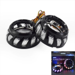 110MM Valged COB Inglisilmad Katteid 12V P&auml;evas&otilde;idutuled 3.0 Tolline Projektorl&auml;&auml;ts Auto J&auml;relt&ouml;&ouml;tlus COB-RGB