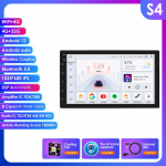Hizpo 2 DIN Autoraadio GPS Android Multimeediapleier Universaalne 7 Heli Navigatsioon Volkswageni Nissani Hyundai Kia Toyota jaoks Intelligente RDS SWC DVR S4 8Core 4G 32G AI