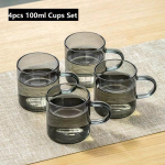 750ML Paksustatud Klaasist Kuumuskindel Teekann &Uuml;he nupuga Filtreerimine Tee Eraldus Veekeetja Tee Kohvi Valmistaja Teekann Teetasside Komplekt