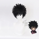 Anime Minu Dabi Cosplay Parukas Boku No Hero Academia L&uuml;hike Must Kuumuskindel S&uuml;nteetiline Juus Peoparukad 30cm