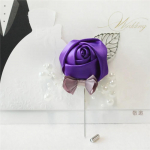 YO CHO Pulmakorsaažid lill Peigmehe Rinnan&otilde;el Lilla Siidroos Mehe Prossid Pulm Pruutneiu K&auml;ev&otilde;ru Randmekorsaaž Lill