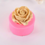 Lilla roosa liilia fondant silikoonvorm kipskoogi kaunistamine &scaron;okolaadist k&uuml;psetusriistad 3d silikoonvorm k&auml;sitsi valmistatud seebivorm rose roosa