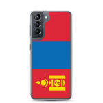 Coque T&eacute;l&eacute;phone Drapeau Mongolie &ndash; Samsung Galaxy S21 Plus
