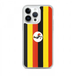 Coque iPhone &ndash; iPhone 14 Pro Max &ndash; Drapeau Ouganda &ndash; Supp &ndash; Mitmev&auml;rviline &ndash; Vertikaalne