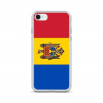 Coque T&eacute;lephone Drapeau Moldavie &ndash; iPhone 8