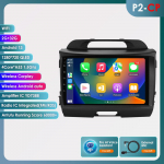 Ossuret 8G+128G AI H&auml;&auml;l 2 Din Android Auto Raadio KIA Sportage 3 2010-2016 2015 jaoks Carplay Auto Multimeedia GPS 2din Intelligentne Autoradio SWC BT RDS P2CP 4Core 2G 32G AI