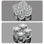 S&uuml;damekujulised klaasid lik&ouml;&ouml;rikruus tass Viskitass Kokteilid Vein Vesi Kruus Kuumakindel klaasitass peobaari pulmadeks