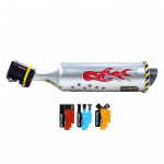 Jalgratta v&auml;ljalasketoru 6 heliefektiga MTB maantee m&auml;giratta heliseade Mootorratta turboheli v&auml;ljalaskes&uuml;steemi jalgrattatarvikud