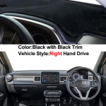 For Suzuki ignis 2016 - 2024 Center Console Protector Carpet Dashmat Sun-shade Accessories  Car Dashboard Cover Left-Red