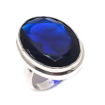 Natural London Blue Topaz 925 Sterling Silver Jewelry Ring Size 5.5 h8t23