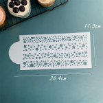 Fondant kook v&otilde;rk templid &Scaron;abloonid reljeef kaunistamiseks T&ouml;&ouml;riist Plastist pihustusvorm Pulmak&uuml;psised &Scaron;okolaadi joonistus Maalimine