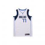 Nike Dallas Mavericks Luka Doncic #77 F&auml;nniversiooni s&auml;rk 2020-2021 hooajaks Meeste pealiskatted Valge CW3588-109 S
