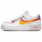 Nike Air Force 1 Shadow Gundam Naiste Tennised Valge Siren-Punane Photon-Dust DZ1847-100 36