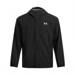 Under Armour Ua Stormproof Cloudstrike Minimalistliku logoga Mugav Vabaaja Kapuutsiga Jakk Meeste jakid Must 1376066-003 XXL