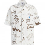 Adidas Originals SS24 CVD S&auml;rk AOP Seeria L&otilde;tv l&otilde;ige Linnalik Funktsionaalne Mitmetaskuline L&uuml;hikeste varrukatega s&auml;rk Meeste s&auml;rgid Valge JM5152 2XL