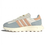 Adidas Originals Retropy E5 Nahast Suede Retro Spordijalatsid Vastupidavad Madalad Vabaajajalatsid Naiste tossud Valge Hall Roosa HP7743 36⅔