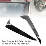 L&auml;ikiv must paar tagaklaasi k&uuml;ljetiiva spoiler BMW X3 F25 2011-2017 jaoks