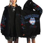 Q Versioon Stray Kids Domineerivad Harajuku Prindiga Kapuutsiga Pusa Vaba L&otilde;ikega Lukuga Kapuutsiga M
