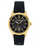 Seiko kontseptuaalne silikoonrihm must sihver kvarts SUR560P1 100M meeste k&auml;ekell must