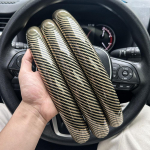 1 paar laser s&uuml;sinikkiust silikoonist auto roolikatet 1K mikrokiudnahast PVC rooliv&otilde;imendi kate libisemiskindel universaalne