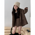 T&uuml;drukute lai sobivus&uuml;likonna kleidikomplekt Keskmine-Suur Laste suurus Kevad/S&uuml;gis Bleiser + Seelik/L&uuml;hikesed p&uuml;ksid Kaheosaline komplekt 160 kohv