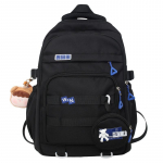 Talvine Uus Suure Mahutavusega Kirjaga &Uuml;hev&auml;rviline Retro Seljakott Korea Stiilis &Otilde;pilase Seljakott Kaheosaline Komplekt valge