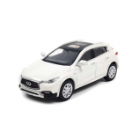 Paudi mudelauto skaalaga Infiniti QX30 2017 mudel, valmis kollektsiooniks 1/64, Valge, Toode, valge