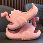 T&auml;iskasvanute Laste EVA Sandaalid Sussid Kawaii Dinosaurus Suvine Libisemisvastane Hingav Pehme Mugav Rannakingitus Armas Vanem-Laps Sandaal 16CM roosa