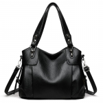Vintage pehmest nahast kott Naiste &otilde;lakott Suure mahutavusega t&ouml;&ouml;le k&auml;imiseks m&otilde;eldud crossbody kott must