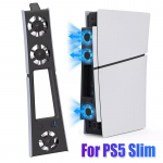 Vaikne t&auml;iustatud jahutusventilaator Ps5 &otilde;hukese konsooli jaoks(Digitaalne/plaat) Led-tuledega t&otilde;hus jahutuss&uuml;steem Playstation 5 Slim jaoks