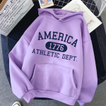 90ndate Ameerika stiilis moes dressipluusid T&auml;ht Ameerika 1776 Naljakad Y2k sviitpluusid Naistele Meestele Graafilised Vintage kapuutsiga t&auml;navar&otilde;ivad S