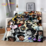 Joe Keery Steve Harrington Pehme Pl&uuml;&uuml;sist Tekk, Flanellist Tekk Visketekk Elutoa Magamistoa Voodi Diivani Pikniku Katteks Lastele 50x60in