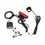 Elektrilise Jalgratta Eesmise Piduri Tagumine Tuli K&otilde;rge Heledus Eesmised Tagumised Hoiatustuled Komplekt 5-Pin L&uuml;liti Nupuga Kontrolleriga