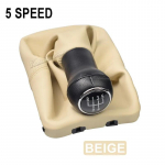 Uus Auto 5-k&auml;iguline K&auml;igukangi Nupp VW Beetle Cabrio 2003-2010 jaoks Volkswageni VW Beetle 1998-2010 jaoks Nahast K&auml;igukangi NahaKate 5R-Black