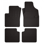 Dywaniki samochodowe gumowe do: Fiat 500 C cabrio (2007-2013) - czarne, dopasowane