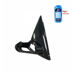 for BMW X3 G01 2017 2018   Black Front Window Triangle Trim Plate Garnish Cover Panel Mirror Base Holder Bright black Right