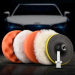 1 set Car Polishing Sponge Pads Kit Foam Pad Buffer Polishing Machine Wax Pads 3/4/5 Inch for Removing Scratches Car Accessories 3inch