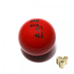 Car Transfer Gear Shift Knob ball shape Acrylic Shifter Lever Head for Jeep/Wrangler 'YJ's TJ's & JK's punane