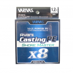 Varivas PE Line Shore Master Max Power X8 200 m PE 1,2 24,1 naela (4977) valge