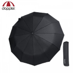 Doppler Suur 12k 3-kordne Automaatne Vihmavari  Kott Iuda 1003 blacks