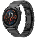 26mm Quick Fit Titaanist K&auml;ev&otilde;ru Garmin Fenix 8 7X Pro 51mm 6X/6 Pro jaoks Luksuslik Randmerihm Garmin Enduro 3 2 Instinct 2X jaoks 26mm black