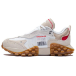 Li Ning Textile, Leather Trendy Cushioning Slip Resistant Abrasion Resistant Low top Casual Shoes Men's White Gray AZGS081-1 44