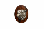 Bulldog, English Bulldog, British Bulldog II - Dog show brooch, starter number clip, dog pin by Art-Dog pruun