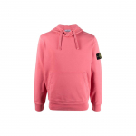 Stone Island Ss23 Logopatchiga Kapuutsiga Dressipluus Meeste dressipluus Korall-Roosa 101564151-V0087 XL