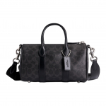 Coach Compass 25 Br&auml;nditr&uuml;kiga S&uuml;nteetilisest Nahast Bowlingukott Unisex &Otilde;lakott Must CCF49-OY2 Basic Set (Bag+Dust Bag)