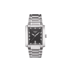 Tissot Kvartskell Meeste kell Must sihver Roostevabast terasest korpus Roostevabast terasest k&auml;epael T061.510.11.061.00 Black Dial